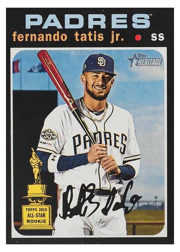 2020 Topps Heritage Base Set Fernando Tatis Jr. #437 card