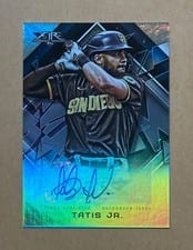 2022 Topps Fire Autographs Fernando Tatis Jr. #FA-FTJ card