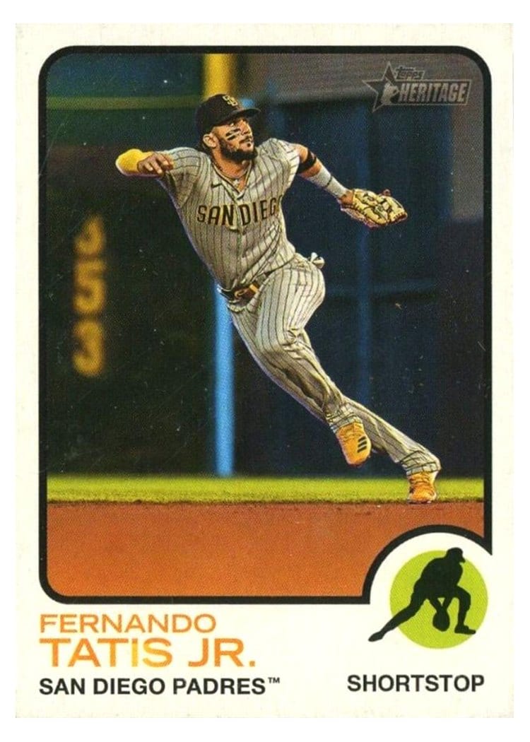 2022 Topps Heritage Base Set Fernando Tatis Jr. #88 card