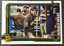 2025 Topps Dugout Peeks Fernando Tatis Jr. #DP-12 card