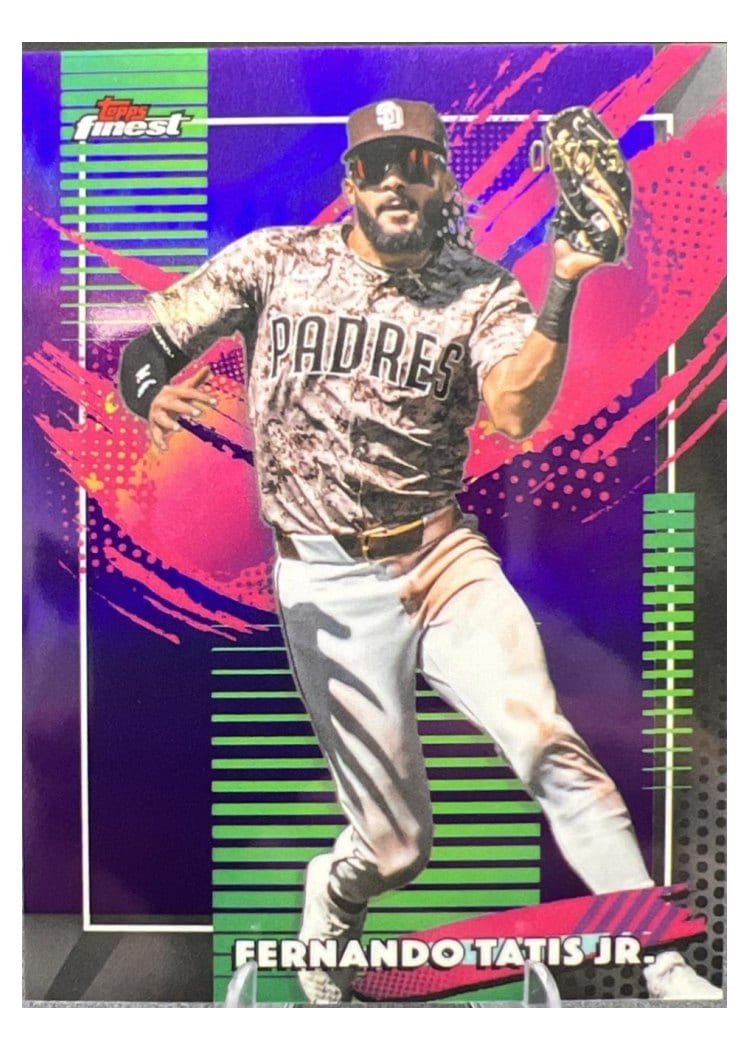 2026 Topps Finest Fernando Tatis Jr. Purple X-Fractor #274 card