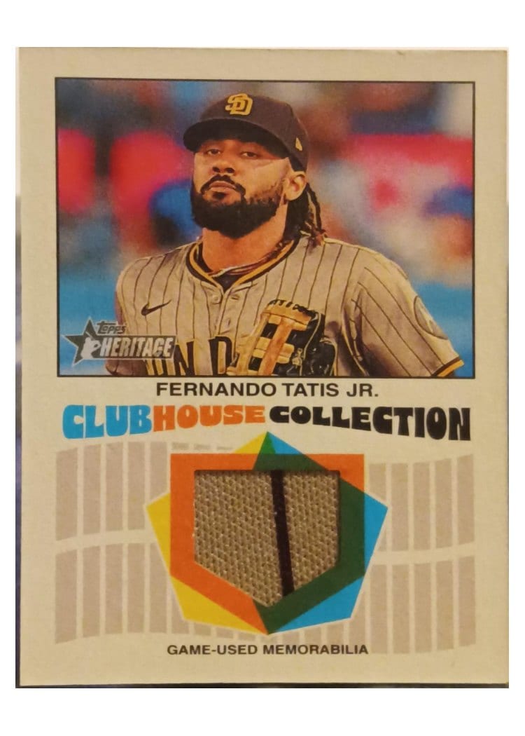 2026 Topps Heritage Clubhouse Collection Relics Fernando Tatis Jr. #CCR-FT card