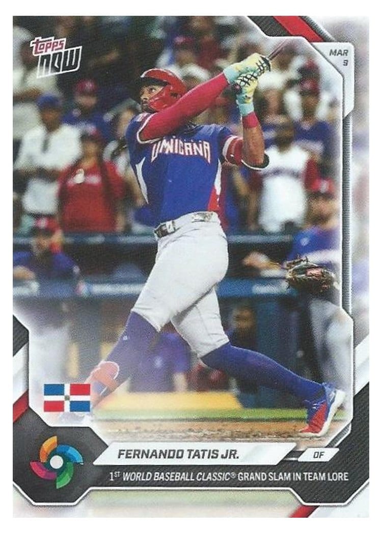2026 Topps Now WBC Fernando Tatis Jr. #WB18 card