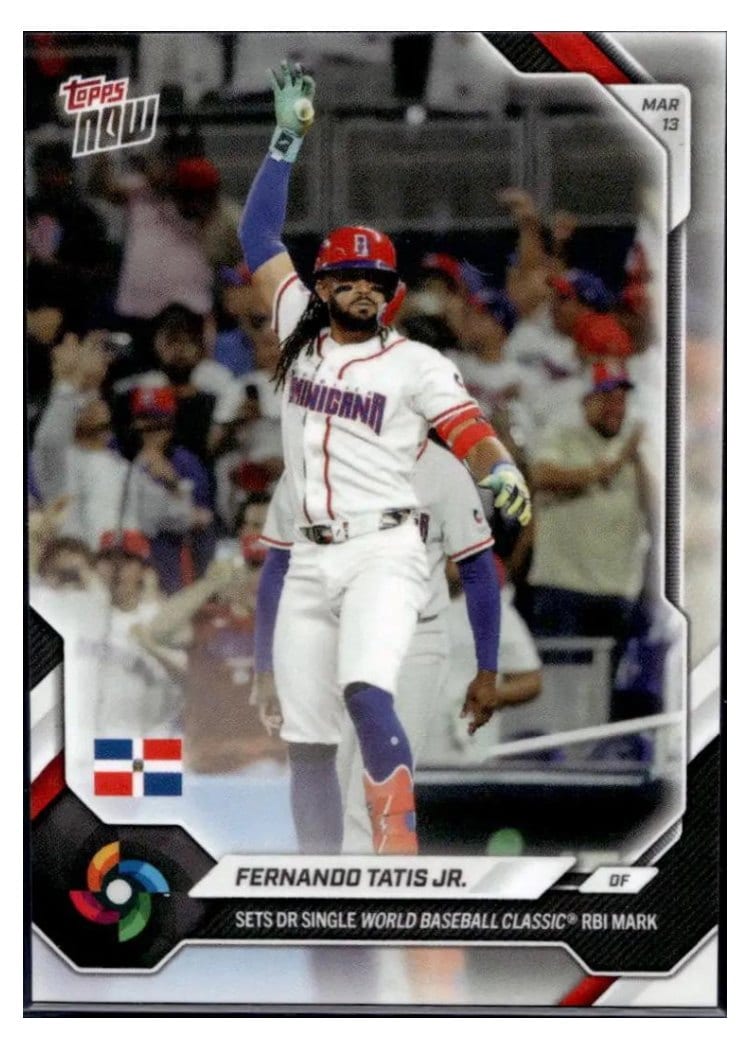 2026 Topps Now WBC Fernando Tatis Jr. #WB29 card