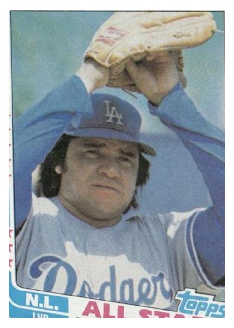 1982 Topps Fernando Valenzuela #345 card