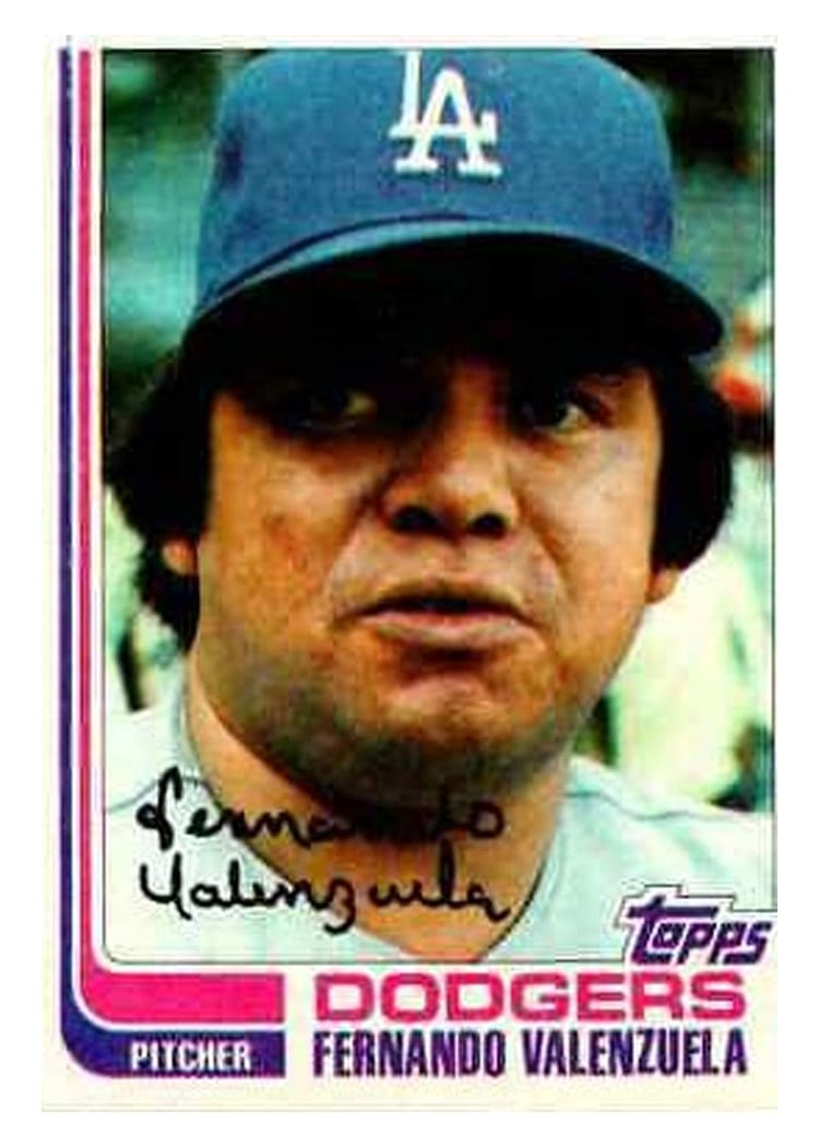 1982 Topps Fernando Valenzuela #510 card