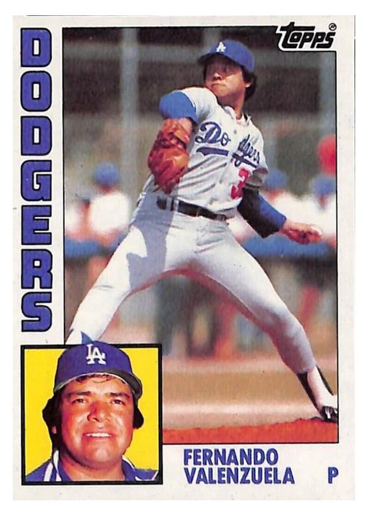 1984 Topps Fernando Valenzuela #220 card