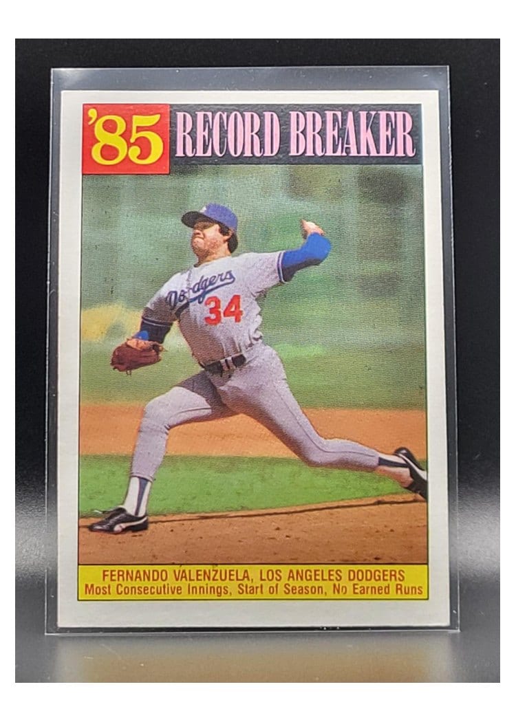 1986 Topps Fernando Valenzuela #207 card