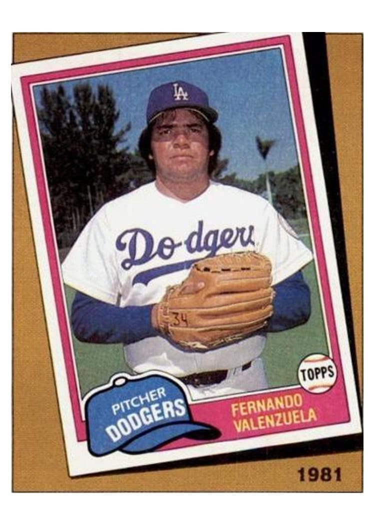 1986 Topps Fernando Valenzuela #401 card