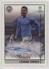2020 Topps Merlin Chrome UEFA Champions League Autographs Ferran Torres #BCA-FT card
