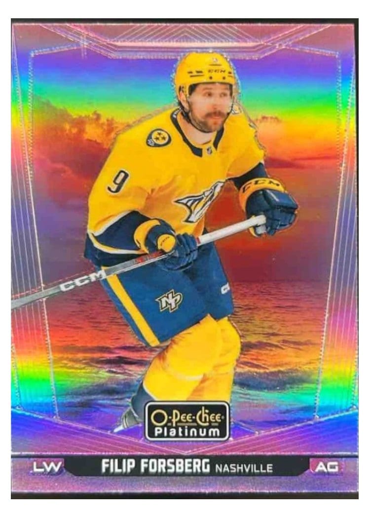 2024-25 O-Pee-Chee Platinum Base Set Filip Forsberg #12 card