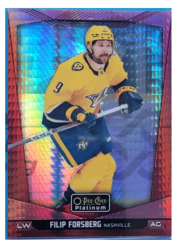 2024-25 O-Pee-Chee Platinum Base Set Filip Forsberg #12 card
