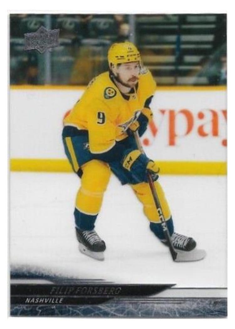 2024-25 Upper Deck Base Set Filip Forsberg Clear Cut #348 card