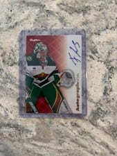 2023-24 SkyBox E-X 2000 Autographics Filip Gustavsson #AG-FG card