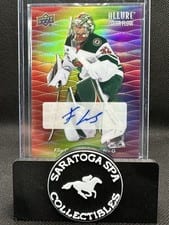 2023-24 Upper Deck Allure Color Flow Full Rainbow Auto Filip Gustavsson #CFA-FG card