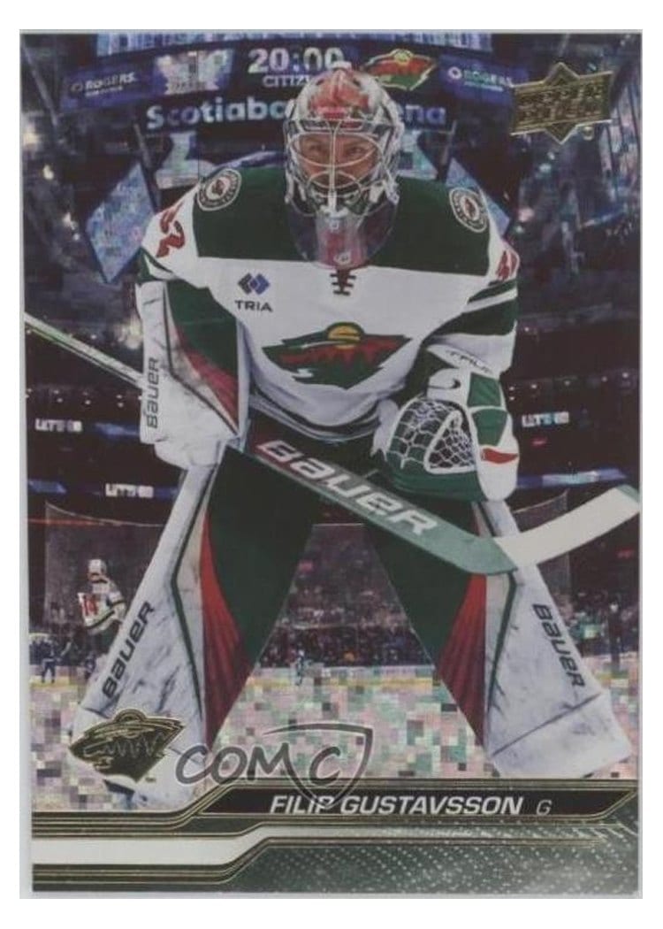 2023-24 Upper Deck Base Set Filip Gustavsson #341 card