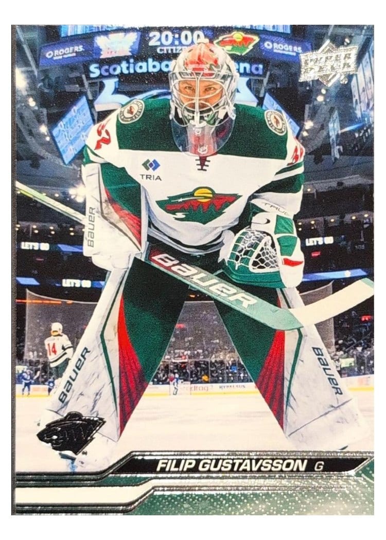 2023-24 Upper Deck Base Set Filip Gustavsson #341 card