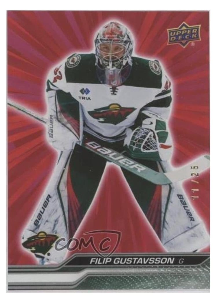 2023-24 Upper Deck Base Set Filip Gustavsson #341 card