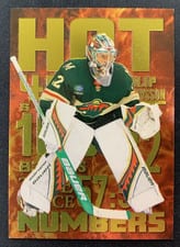 2025-26 Flair Hot Numbers Filip Gustavsson #HN-13 card