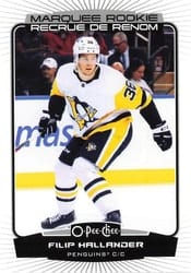 2022-23 O-Pee-Chee Base Set Filip Hallander #565 card