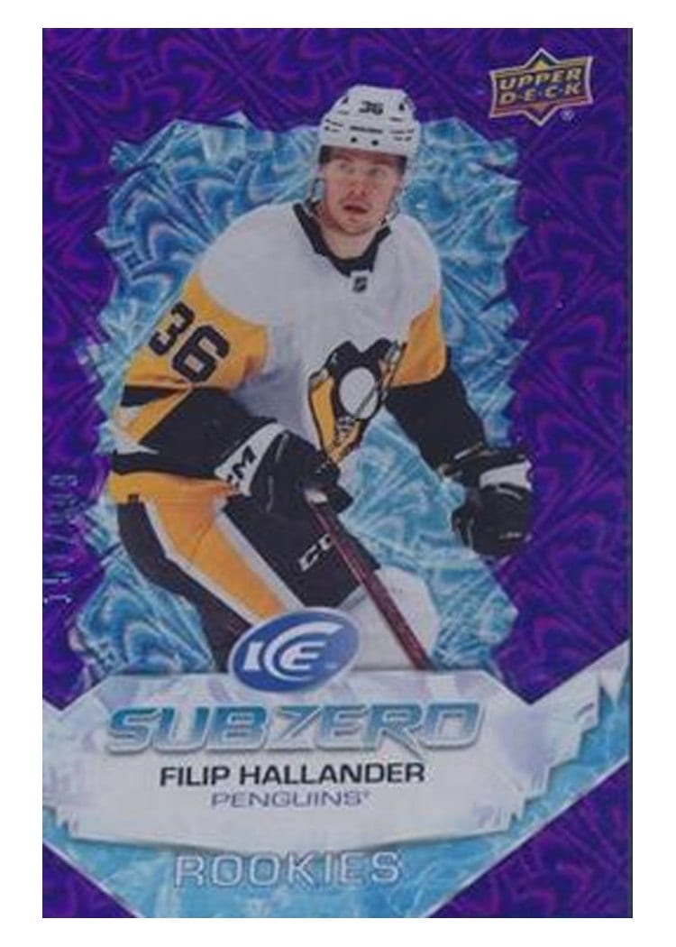 2022-23 Upper Deck Ice Sub Zero Filip Hallander #SZ-FH card