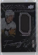 2023-24 SPx 2022-23 Update - UD Black Lustrous Rookie Patch Autograph Filip Hallander #LRAP-FH card