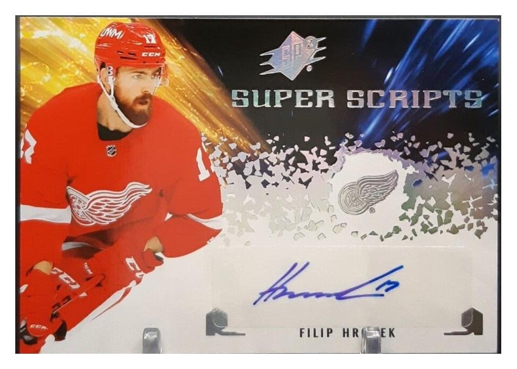 2021-22 SPx Superscripts Filip Hronek #SS-FH card