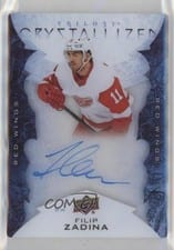 2022-23 Upper Deck Trilogy 2020 Update - Crystallized Signatures Filip Zadina #C-FZ card