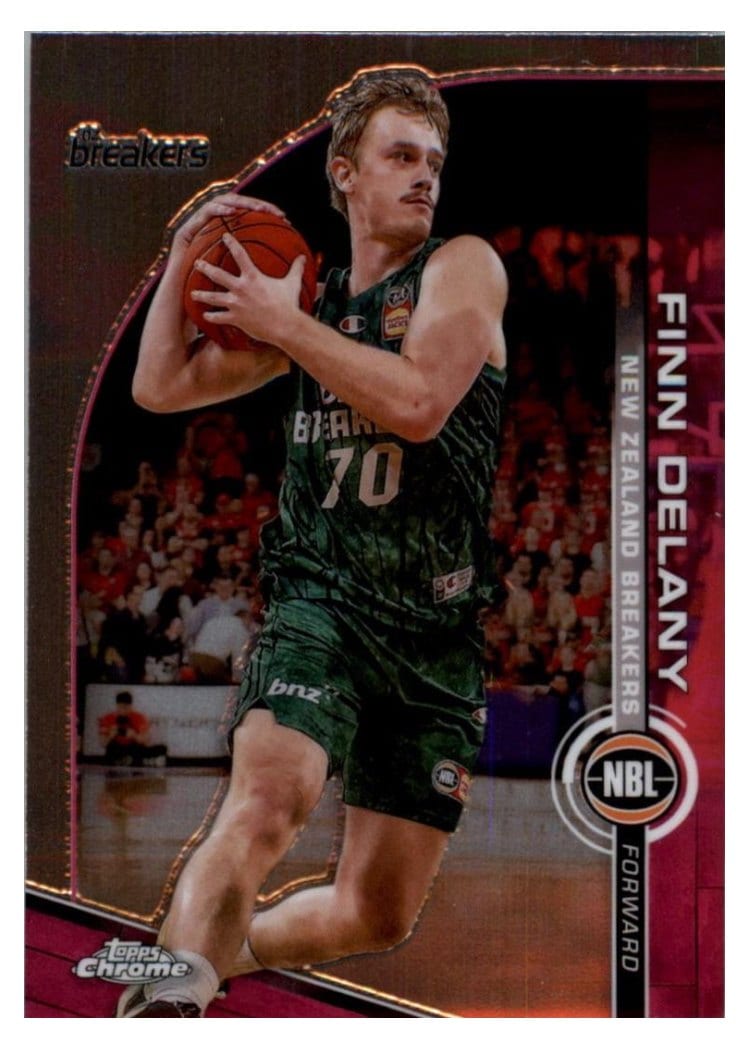 2023-24 Topps Chrome NBL Base Set Finn Delany #52 card