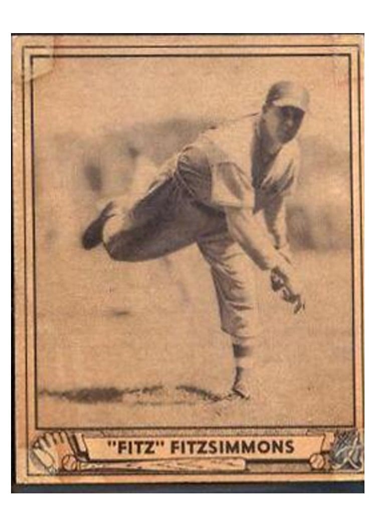 1940 Play Ball Fitz Fitzsimmons #65 card