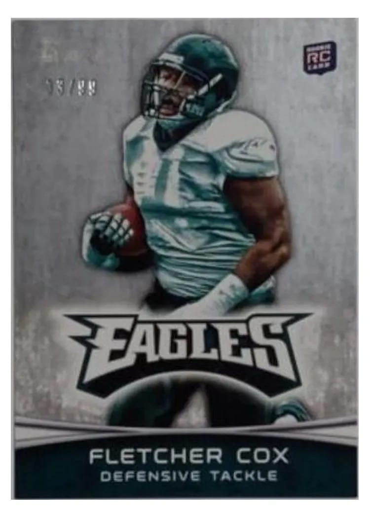 2012 Bowman Fletcher Cox #101 card