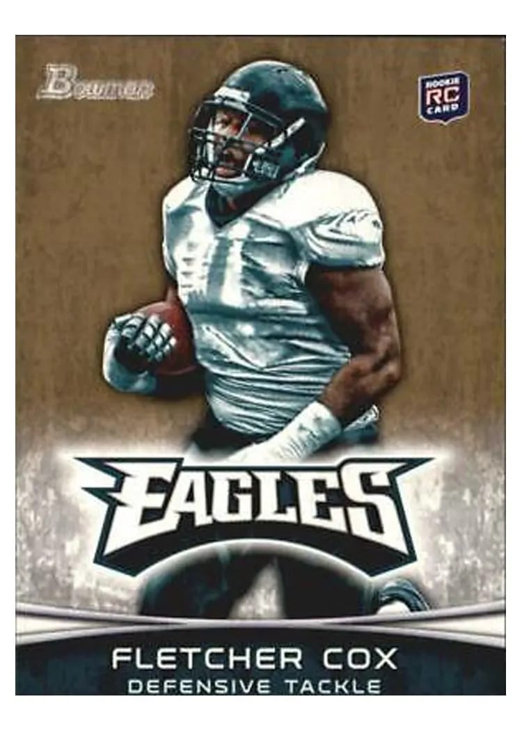 2012 Bowman Fletcher Cox #101 card