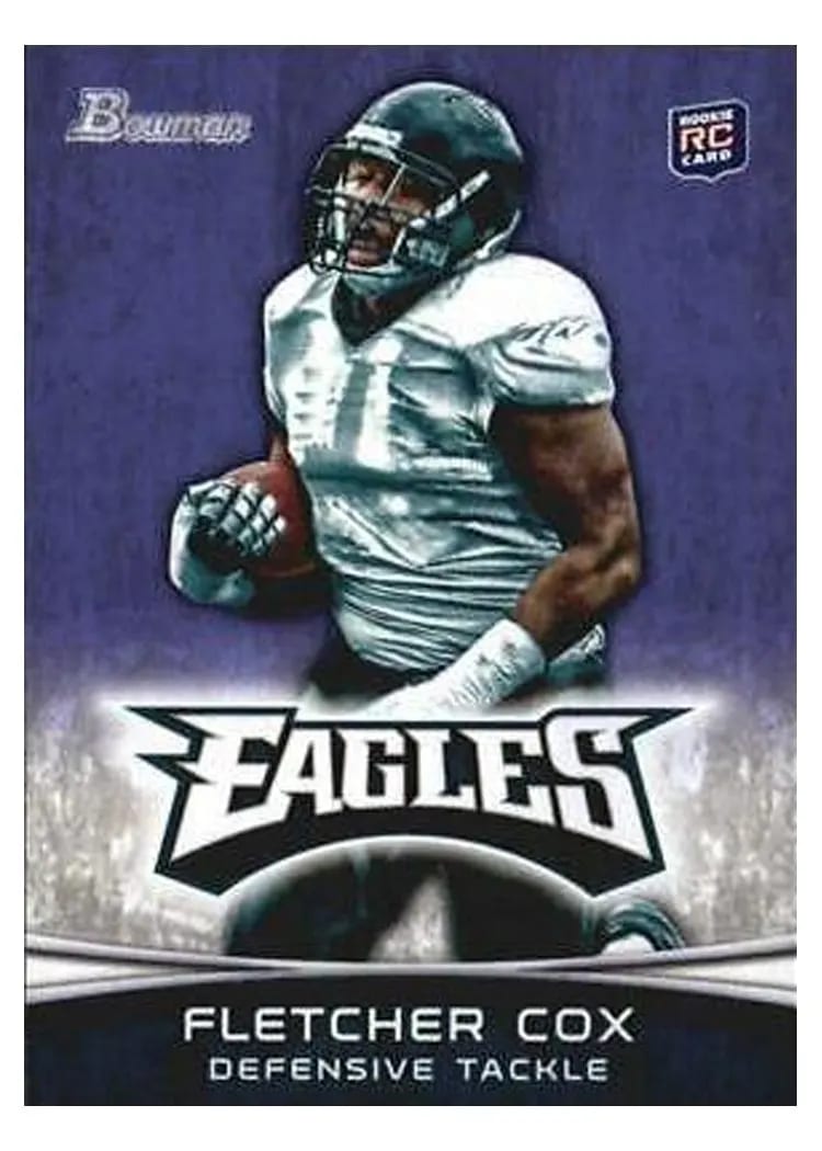 2012 Bowman Fletcher Cox #101 card