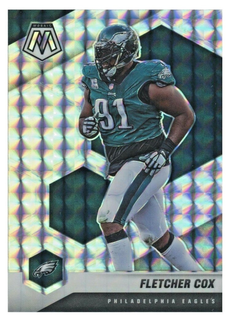 2021 Panini Mosaic Base Set Fletcher Cox #165 card