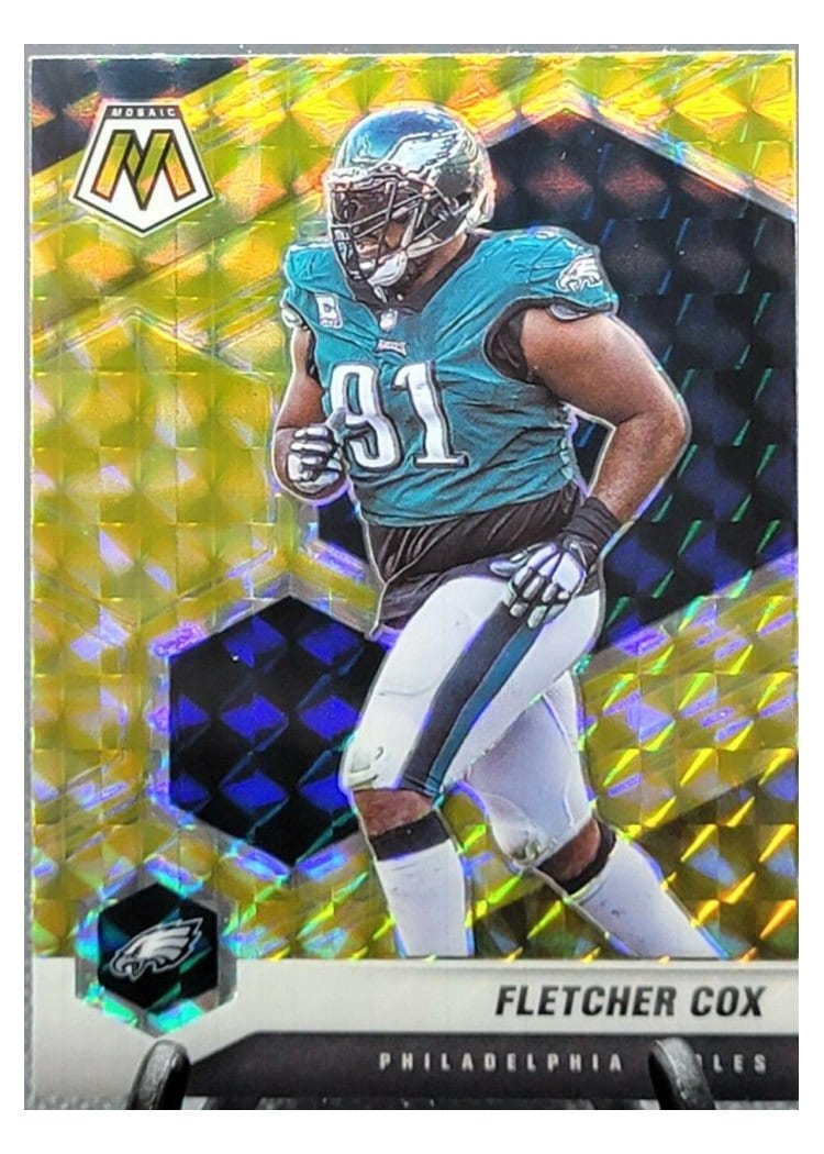 2021 Panini Mosaic Base Set Fletcher Cox #165 card