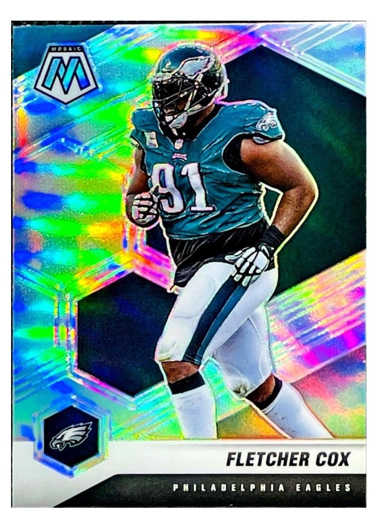 2021 Panini Mosaic Base Set Fletcher Cox #165 card