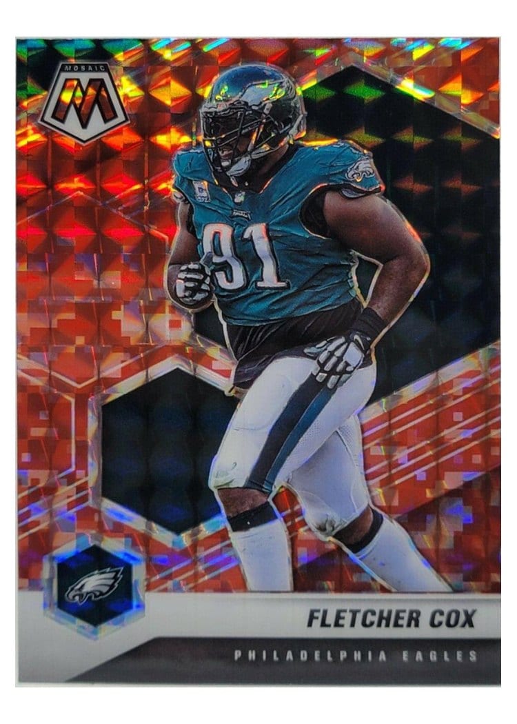 2021 Panini Mosaic Base Set Fletcher Cox #165 card