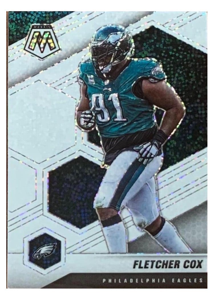 2021 Panini Mosaic Base Set Fletcher Cox #165 card