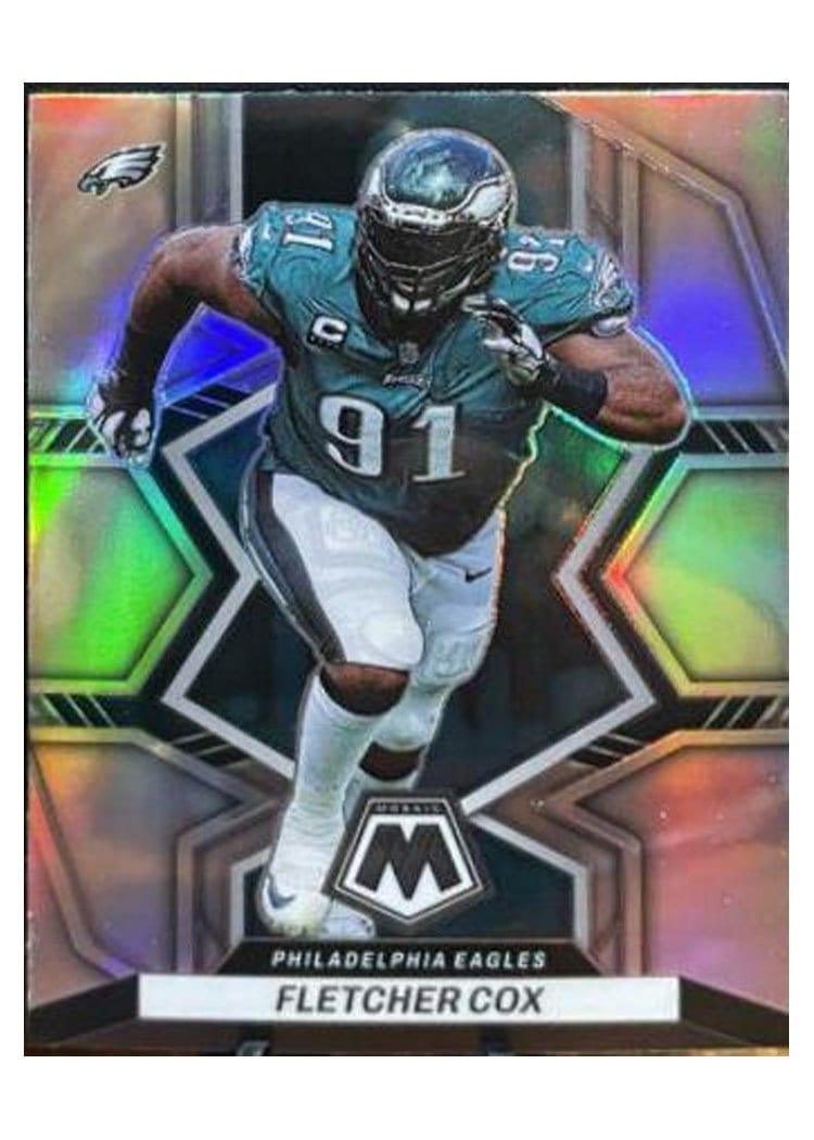 2022 Panini Mosaic Base Set Fletcher Cox Silver #160 card