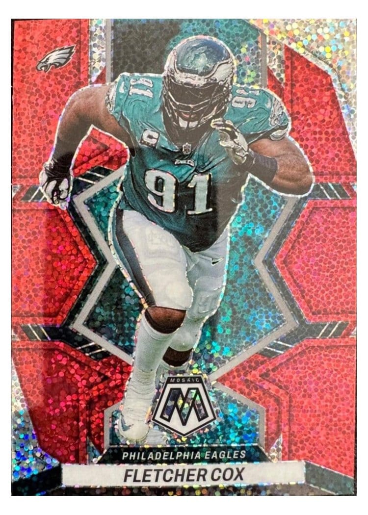 2022 Panini Mosaic Base Set Fletcher Cox #160 card