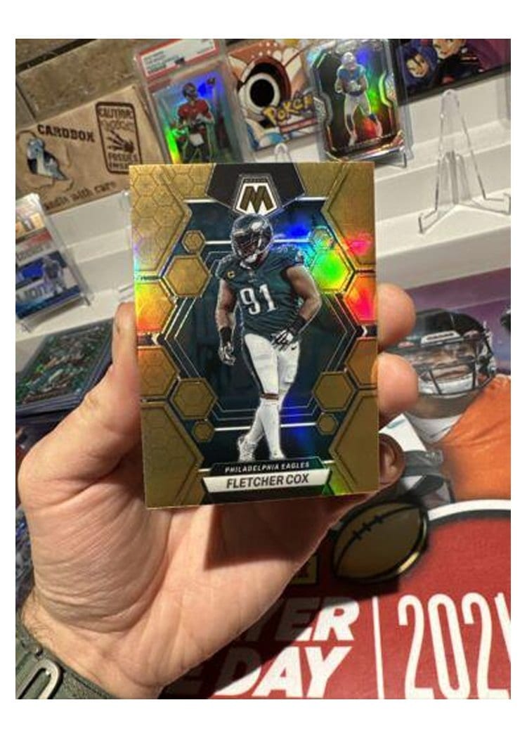 2023 Panini Mosaic Base Set Fletcher Cox Honeycomb #197 card