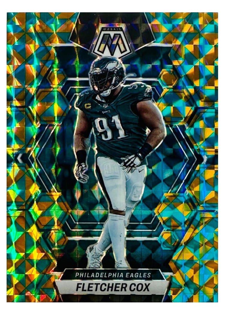 2023 Panini Mosaic Base Set Fletcher Cox Tessellation #197 card