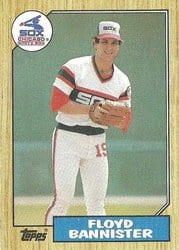 1987 Topps Base Set Floyd Bannister #737 card
