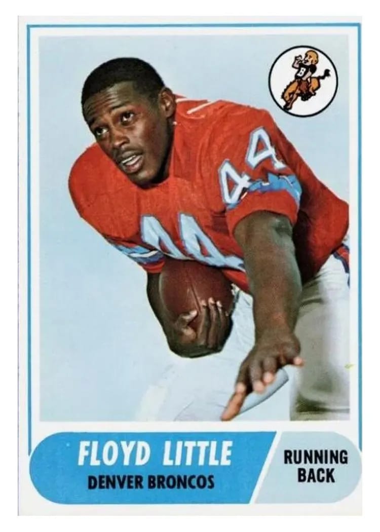1968 Topps Floyd Little #173 card