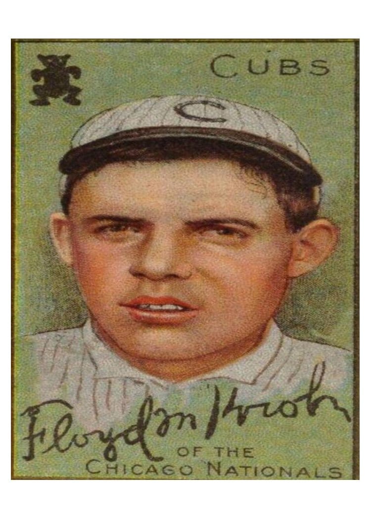 1911 T205 Gold Border Floyd M. Kroh card