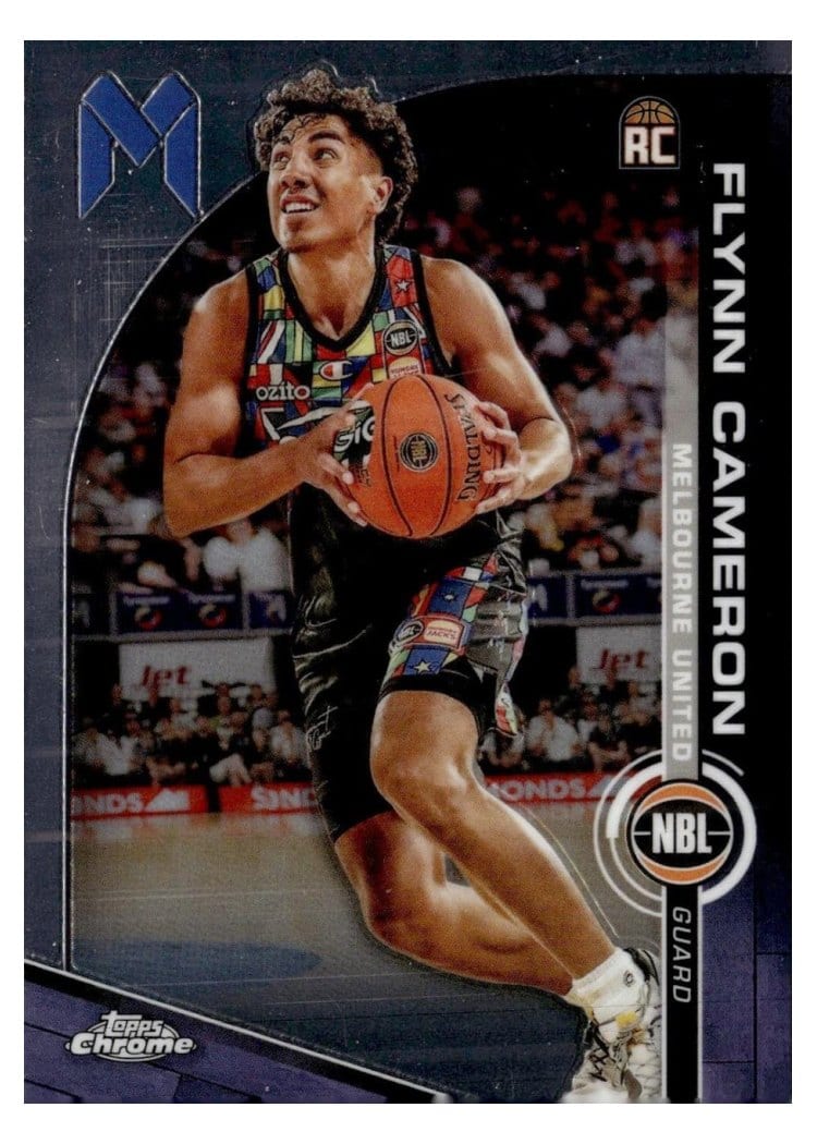 2023-24 Topps Chrome NBL Base Set Flynn Cameron #45 card