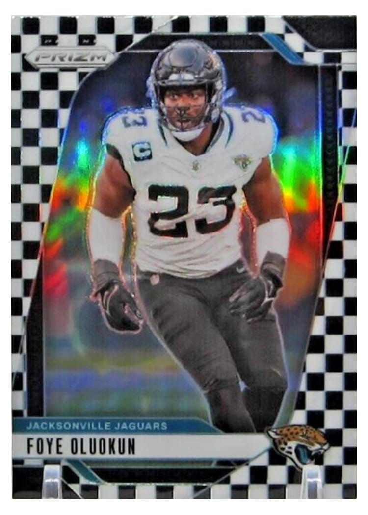 2024 Panini Prizm Base Set Foye Oluokun Black White Checker #134 card