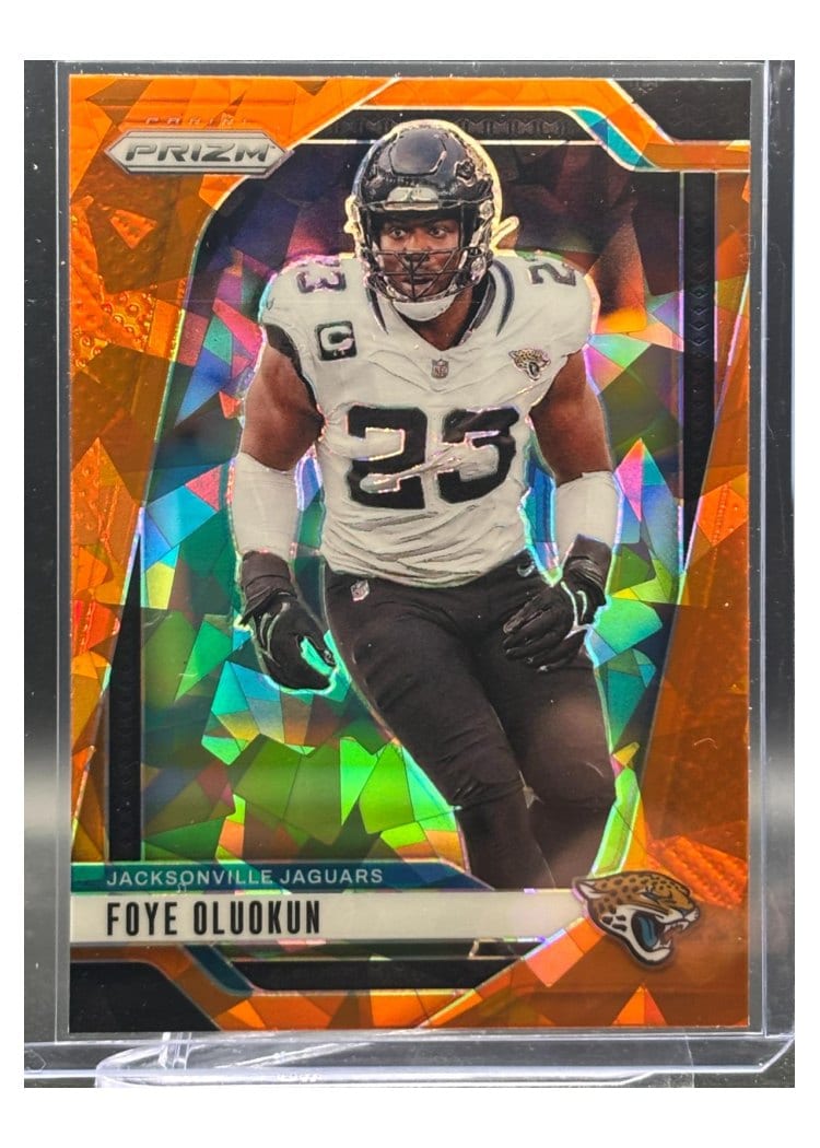 2024 Panini Prizm Base Set Foye Oluokun Orange Ice #134 card