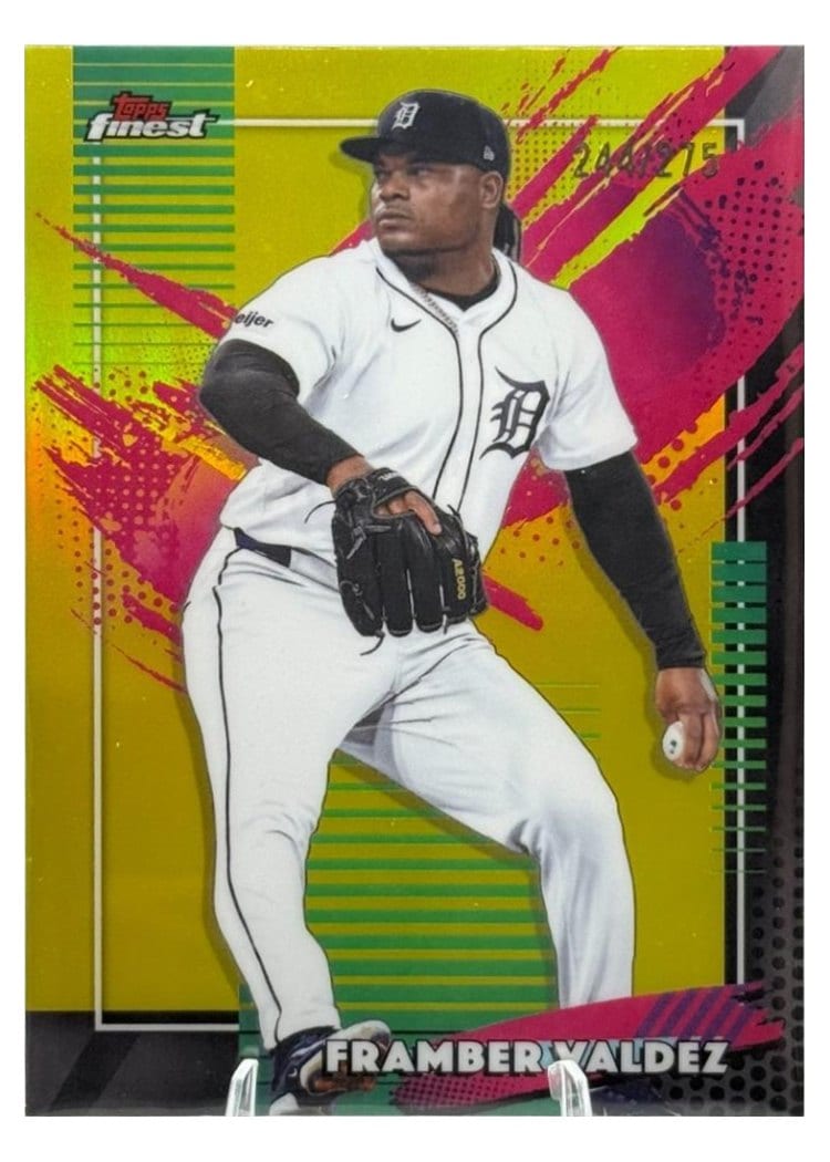 2026 Topps Finest Framber Valdez #205 card