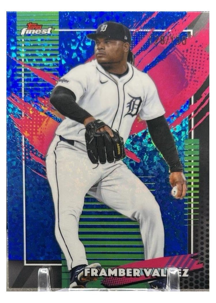 2026 Topps Finest Framber Valdez #205 card